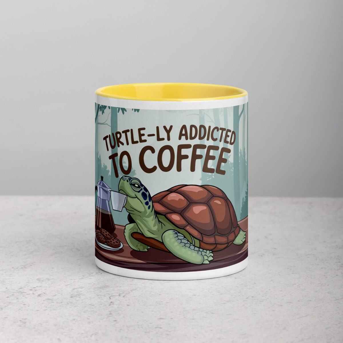 Turtle-ly Addicted to Coffee Mug - Image 19