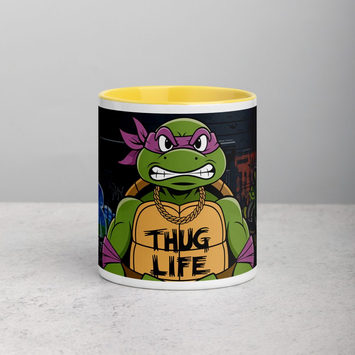 Thug Life Gangster Turtle Coffee Mug & Tea Cup - Image 19