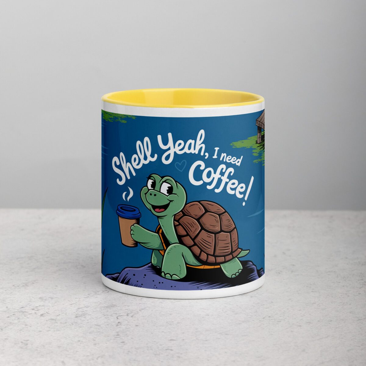 Shell Yeah, I Need Coffee! Turtle Mug - Image 19