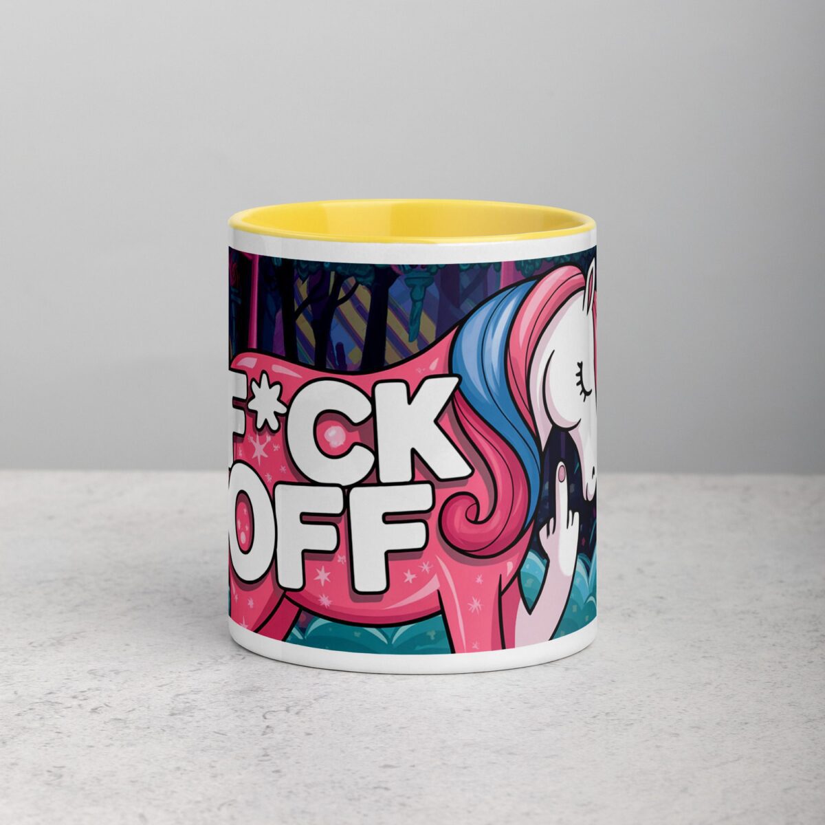 Middle Finger Unicorn Coffee Mug & Tea Cup - Image 19