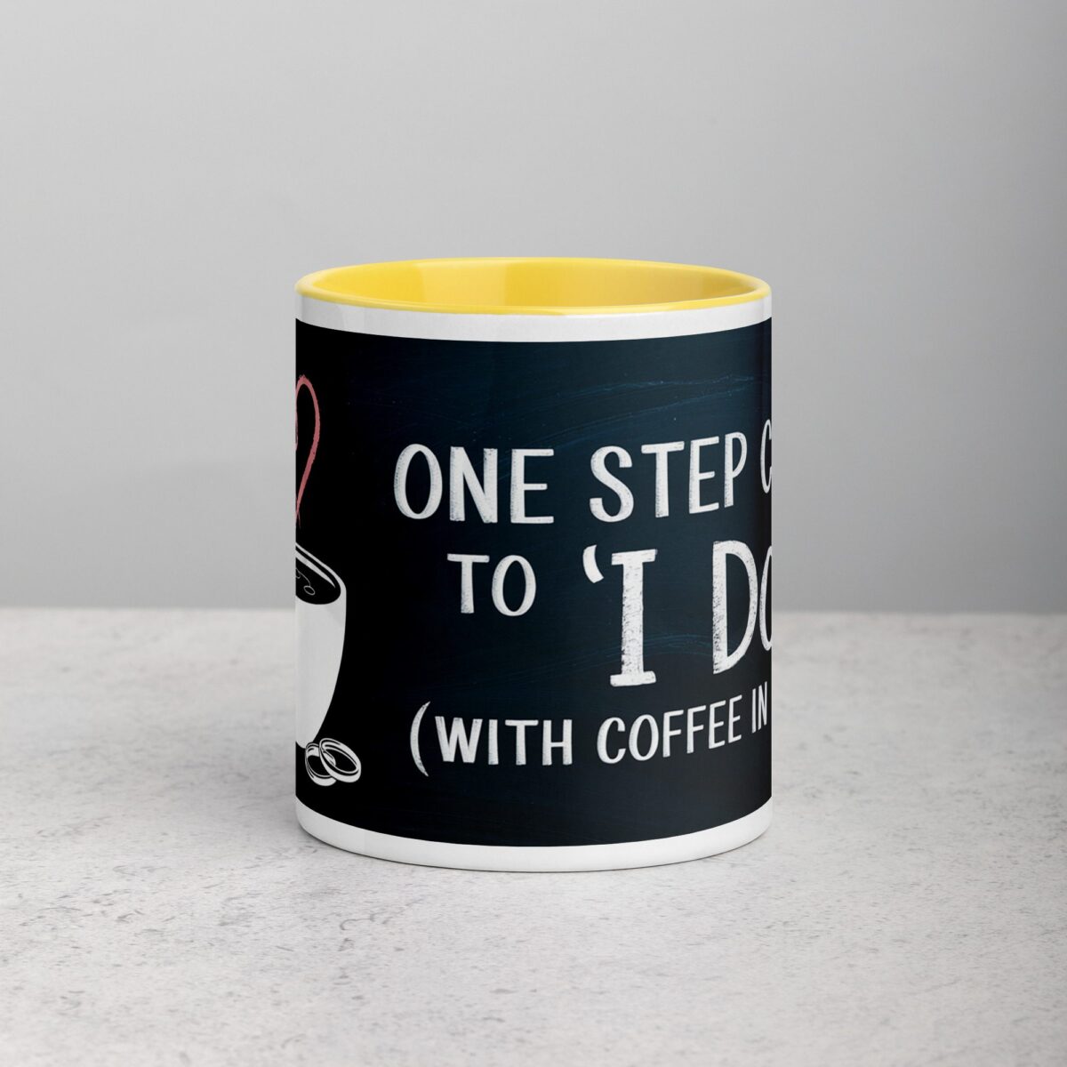 One Step Closer to ‘I Do’ (With Coffee in Hand) Mug - Image 19