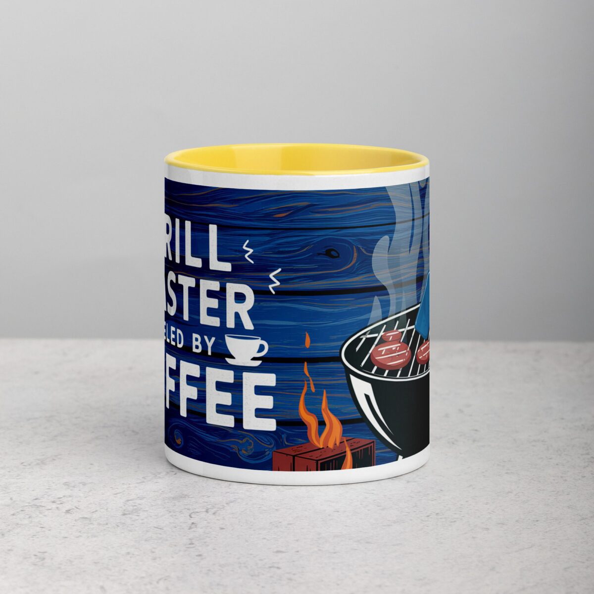 Grill Master Fueled by Coffee Dad Coffee Mug - Image 19