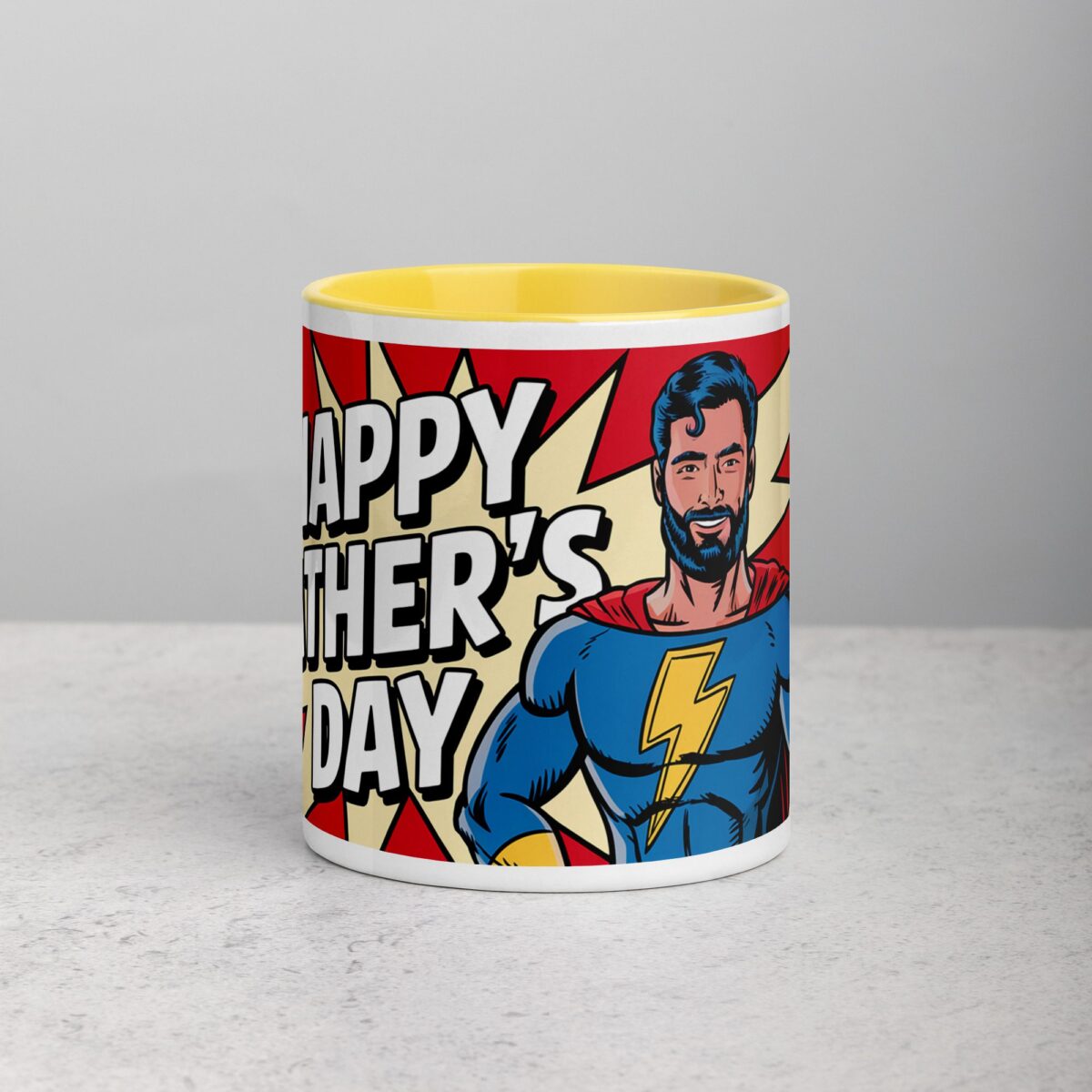 Happy Fathers Day Superhero Coffee Mug - Image 19