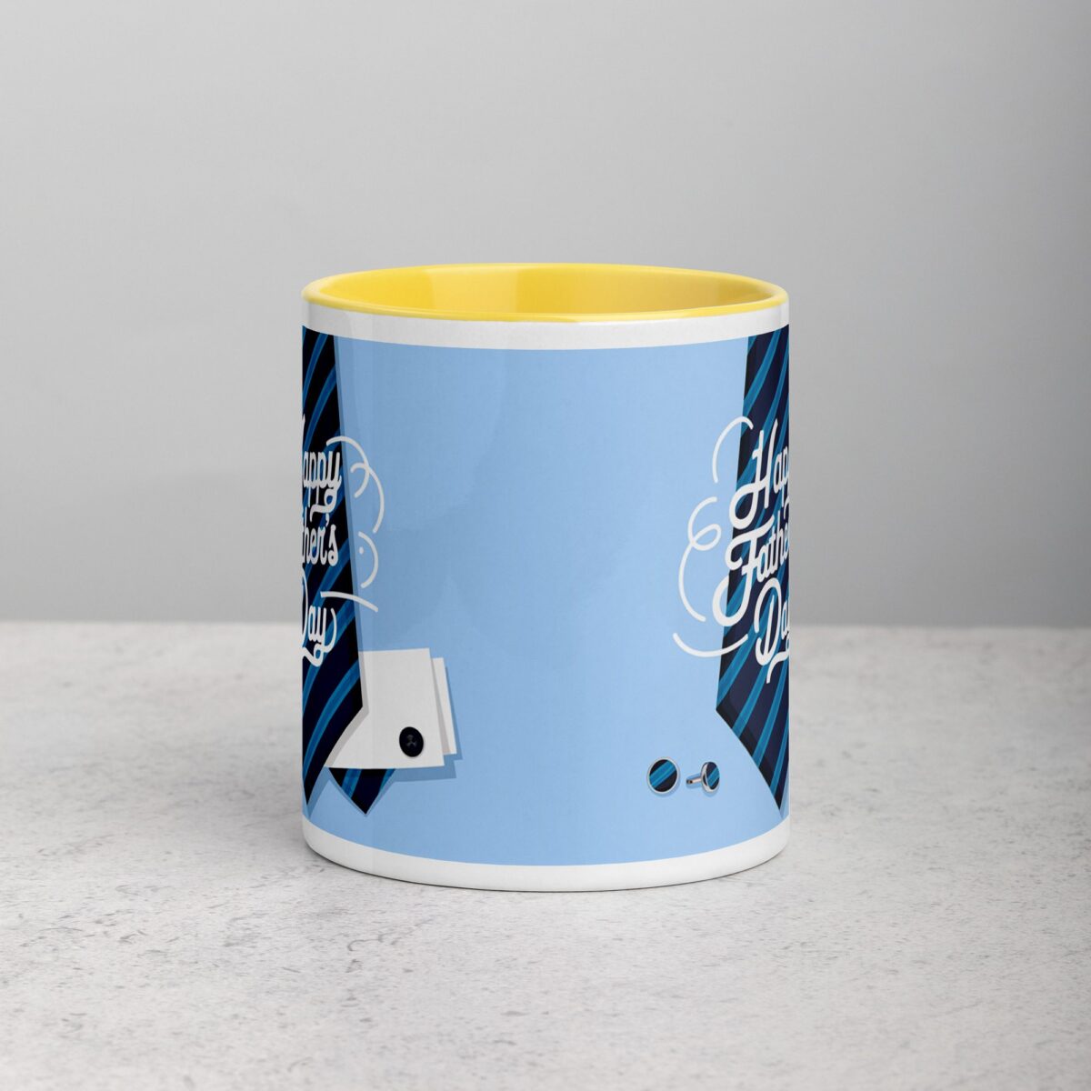Happy Fathers Day Tie & Cufflinks Coffee Mug - Image 19