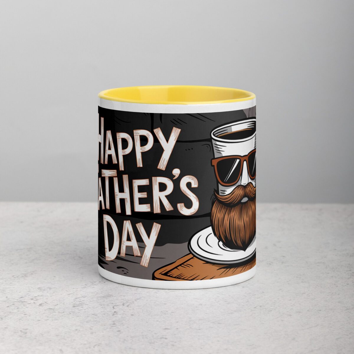 Happy Fathers Day Beard & Brew Coffee Mug - Image 19