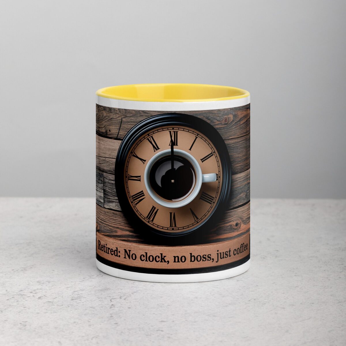 Retired: No Clock, No Boss, Just Coffee Retirement Mug - Image 19