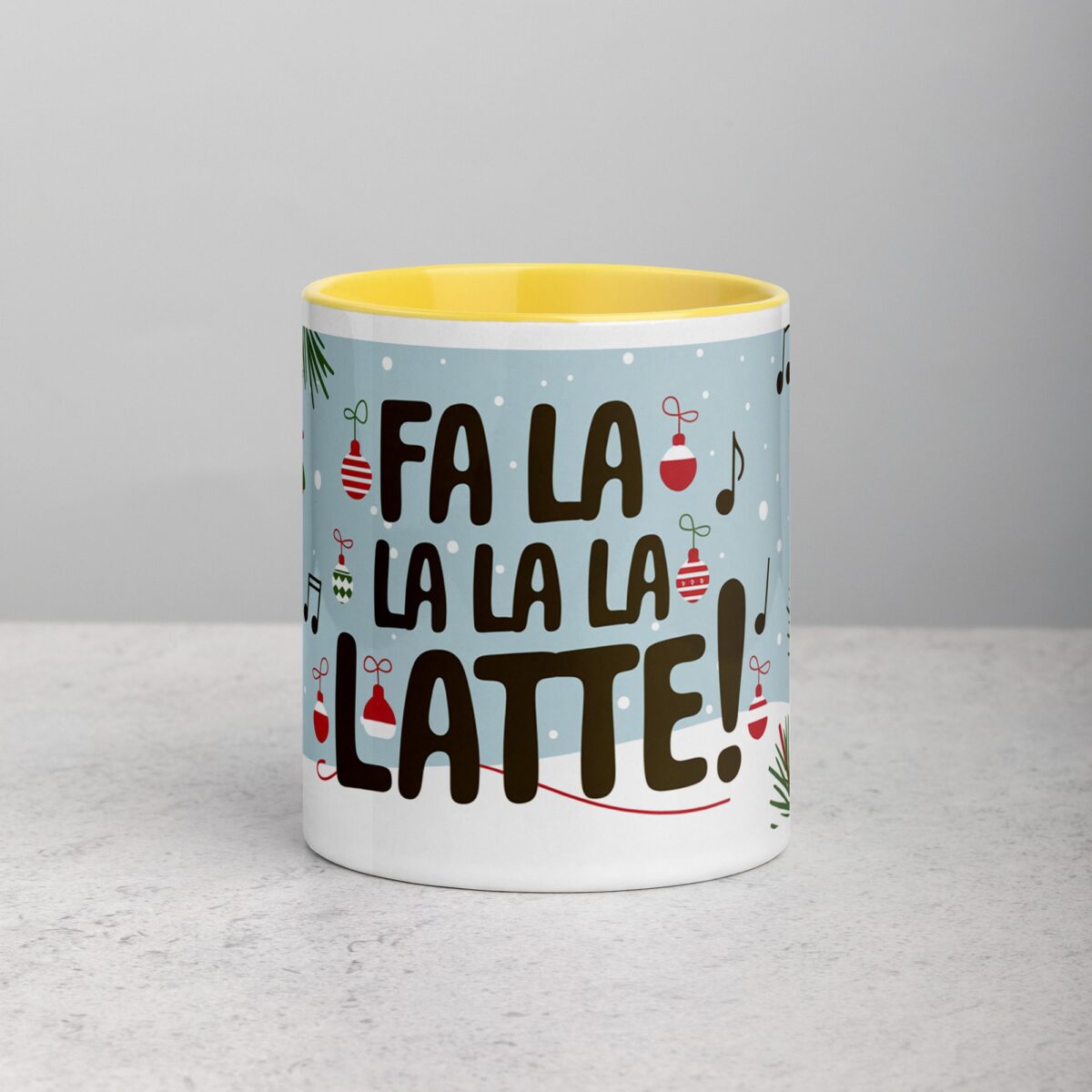 Fa La La La Latte! Coffee Christmas Mug - Image 19
