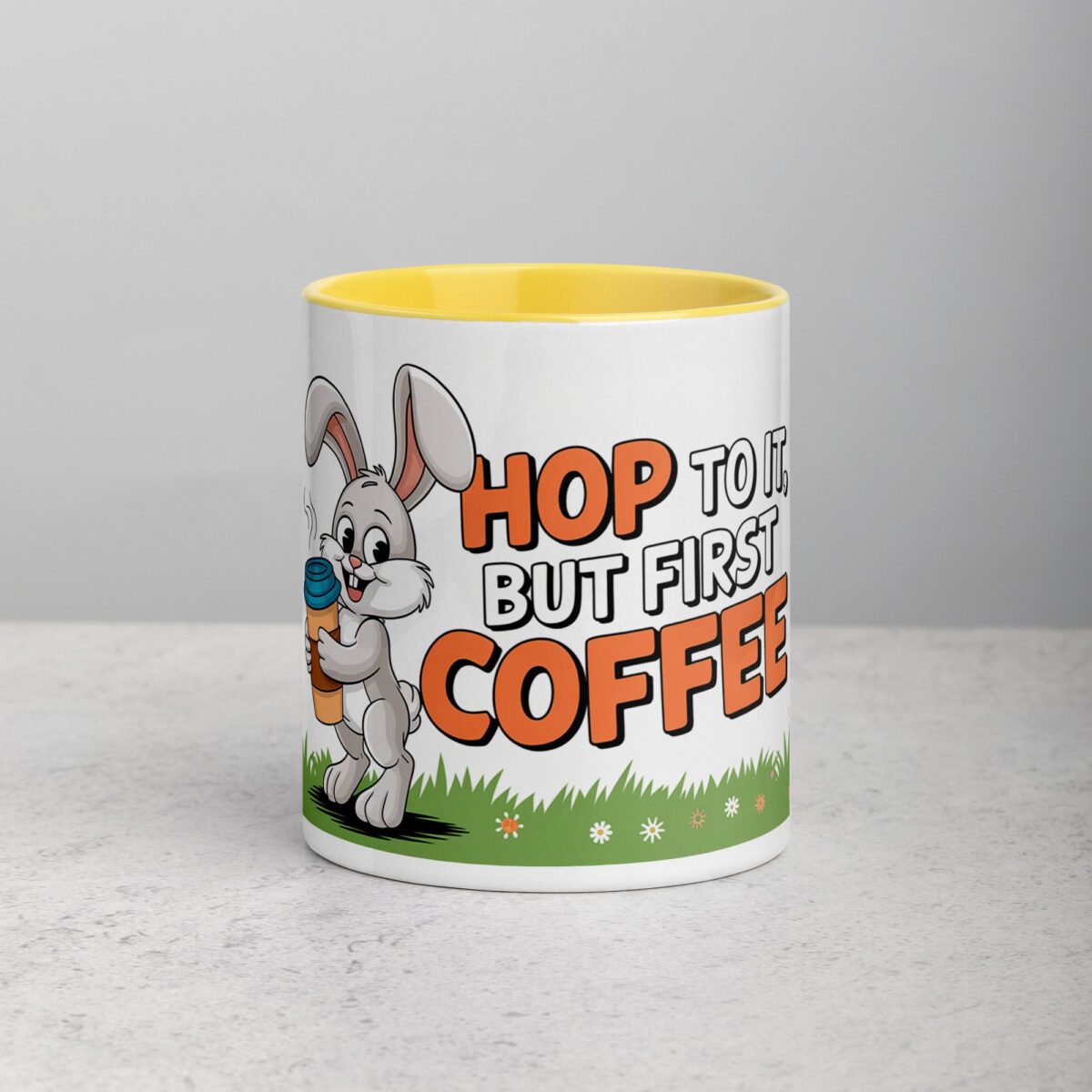 Hop To It, But First Coffee Easter Mug - Image 19