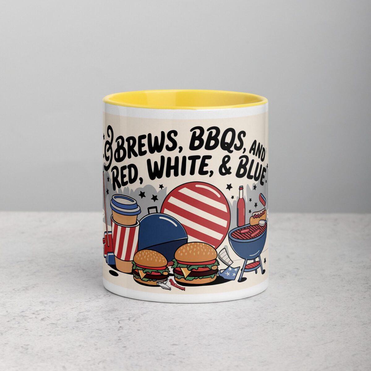 Brews, BBQs, & Red, White, & Blue Coffee Mug - Image 19