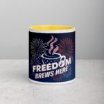 Freedom Brews Here Independence Day Mug - Image 19