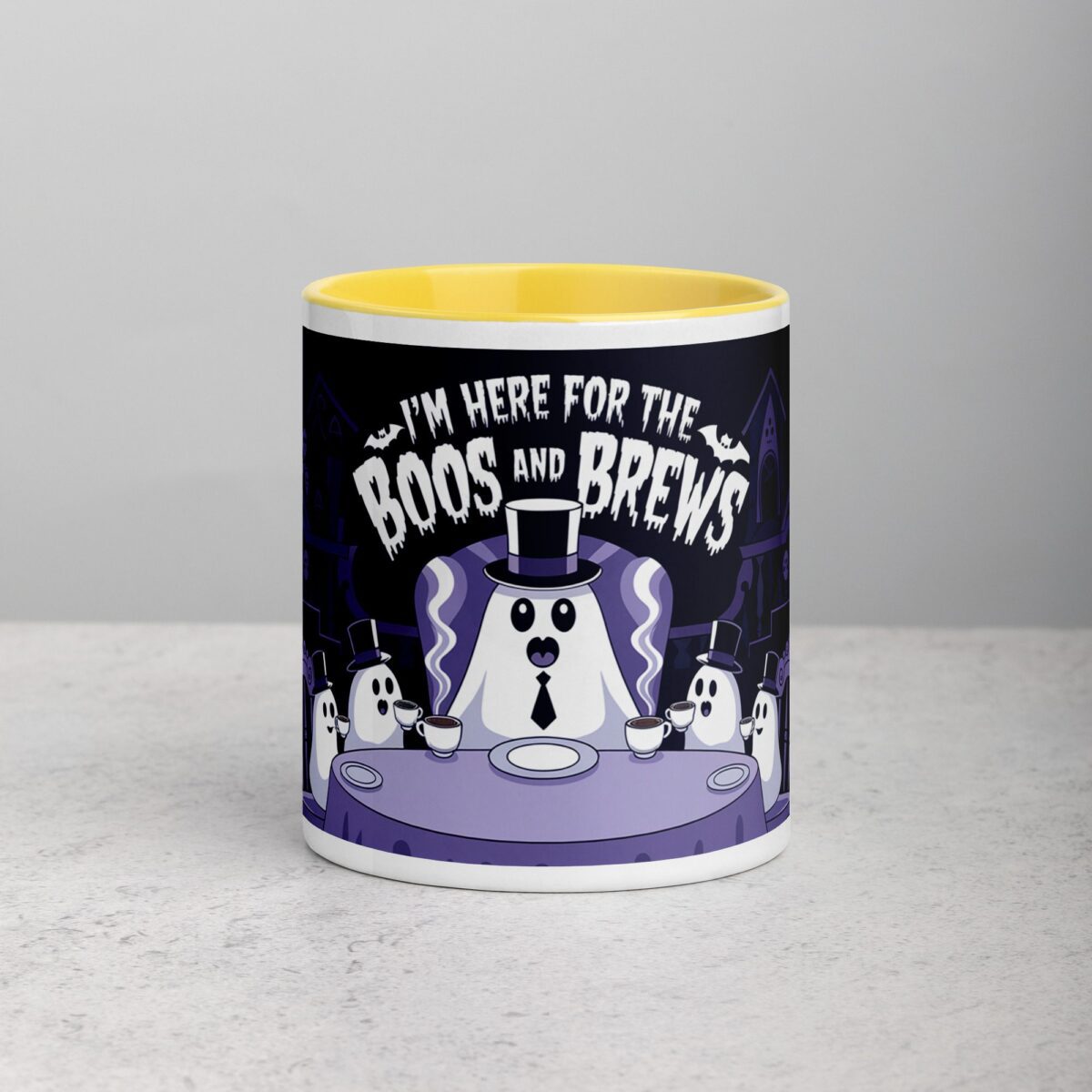 I’m Here for the Boos & Brews Ghost Coffee Mug - Image 19