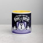 I’m Here for the Boos & Brews Ghost Coffee Mug - Image 19