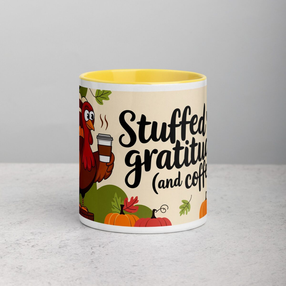 Stuffed with Gratitude (and Coffee) Thanksgiving Mug - Image 19