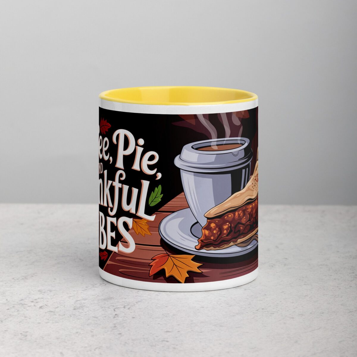 Coffee, Pie, & Thankful Vibes Mug - Image 19