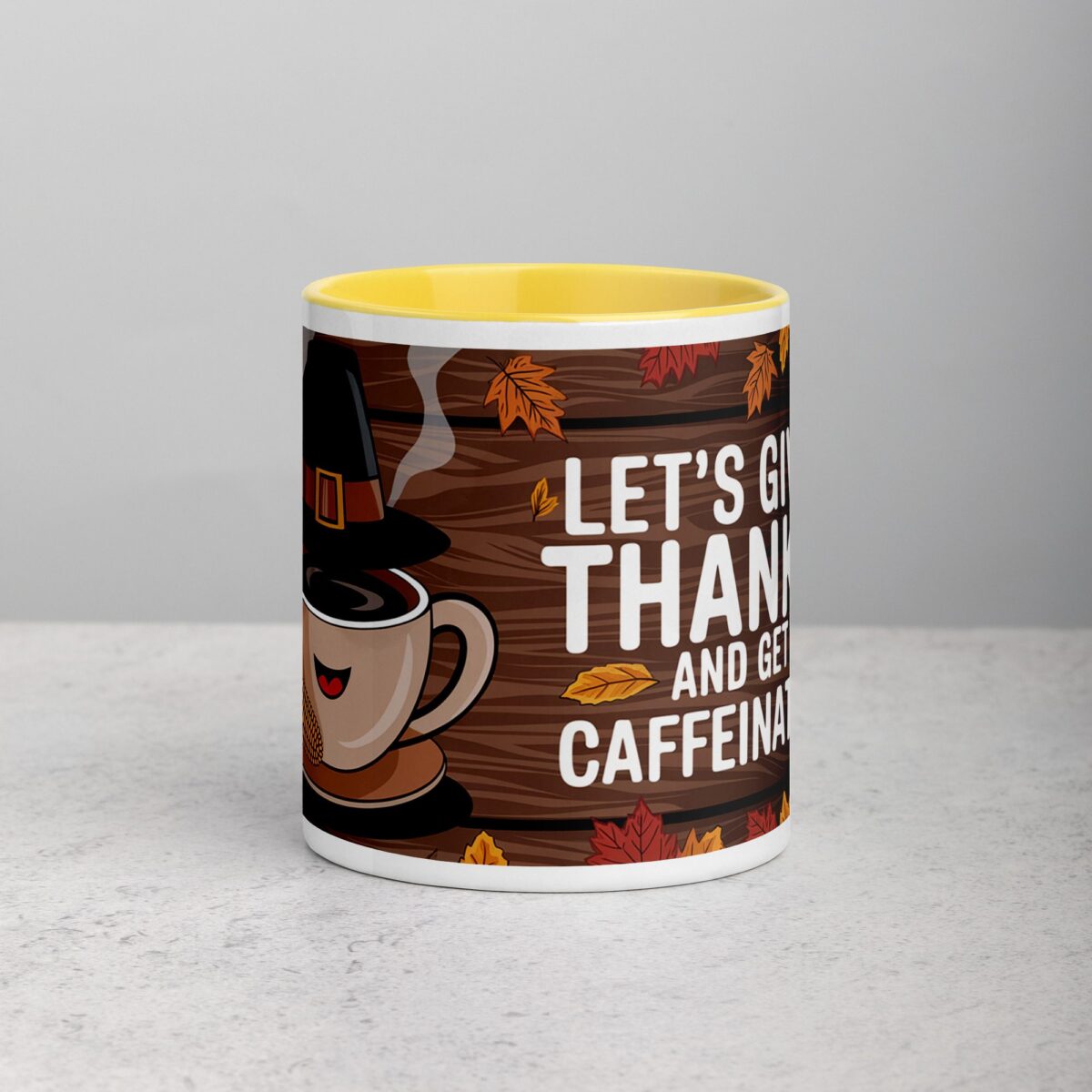 Let’s Give Thanks and Get Caffeinated Mug - Image 19