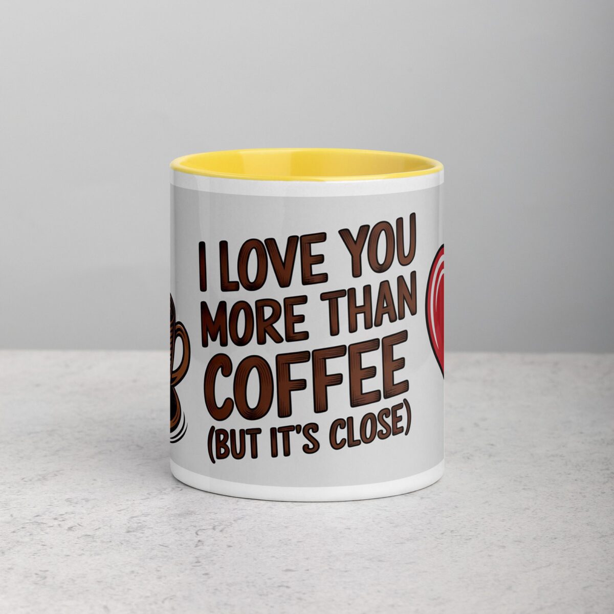 I Love You More Than Coffee (But It’s Close) Mug - Image 19