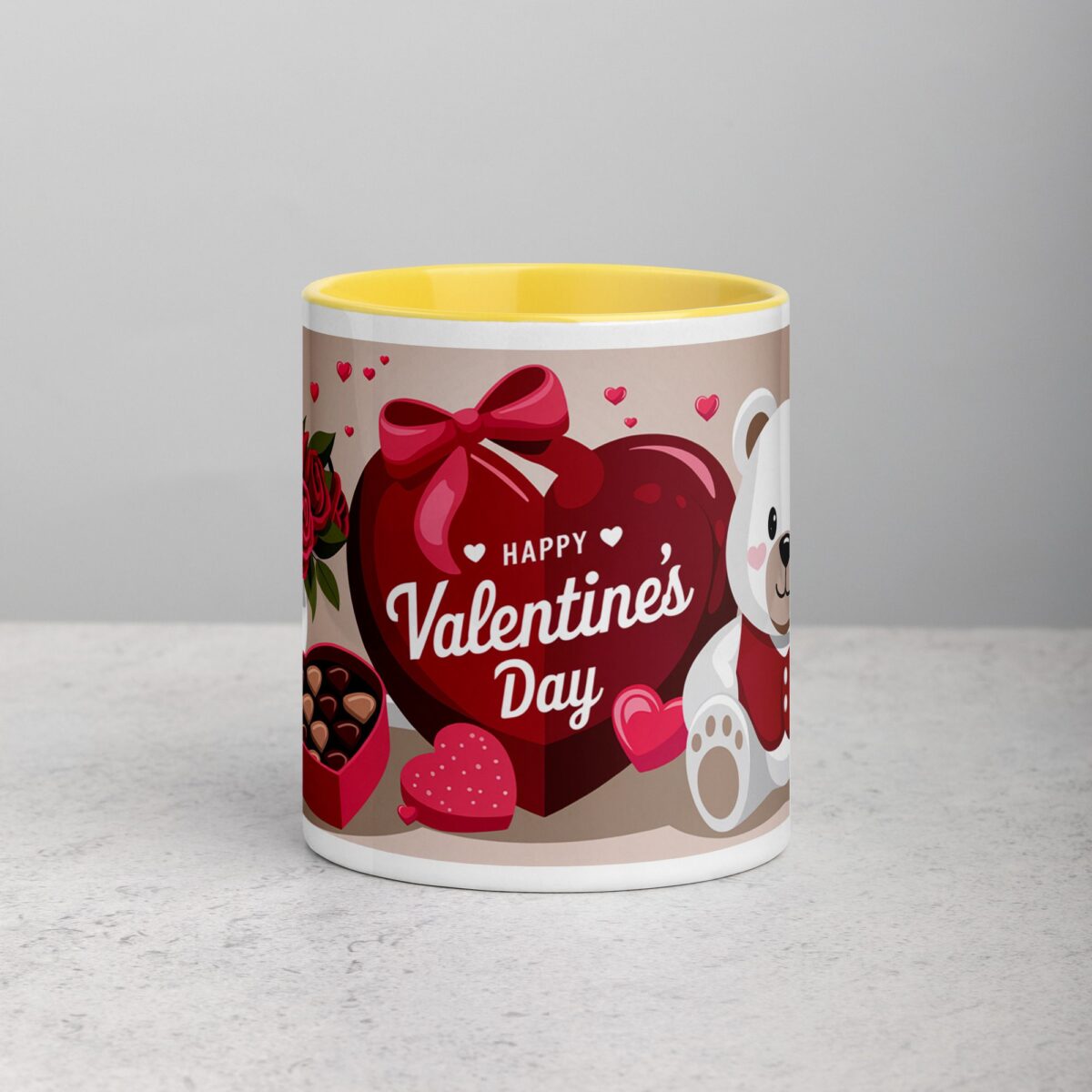 Happy Valentine's Day Sophisticated Coffee Mug - Image 19