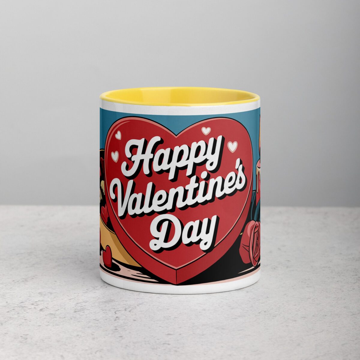 Happy Valentine's Day Retro Coffee Mug - Image 19