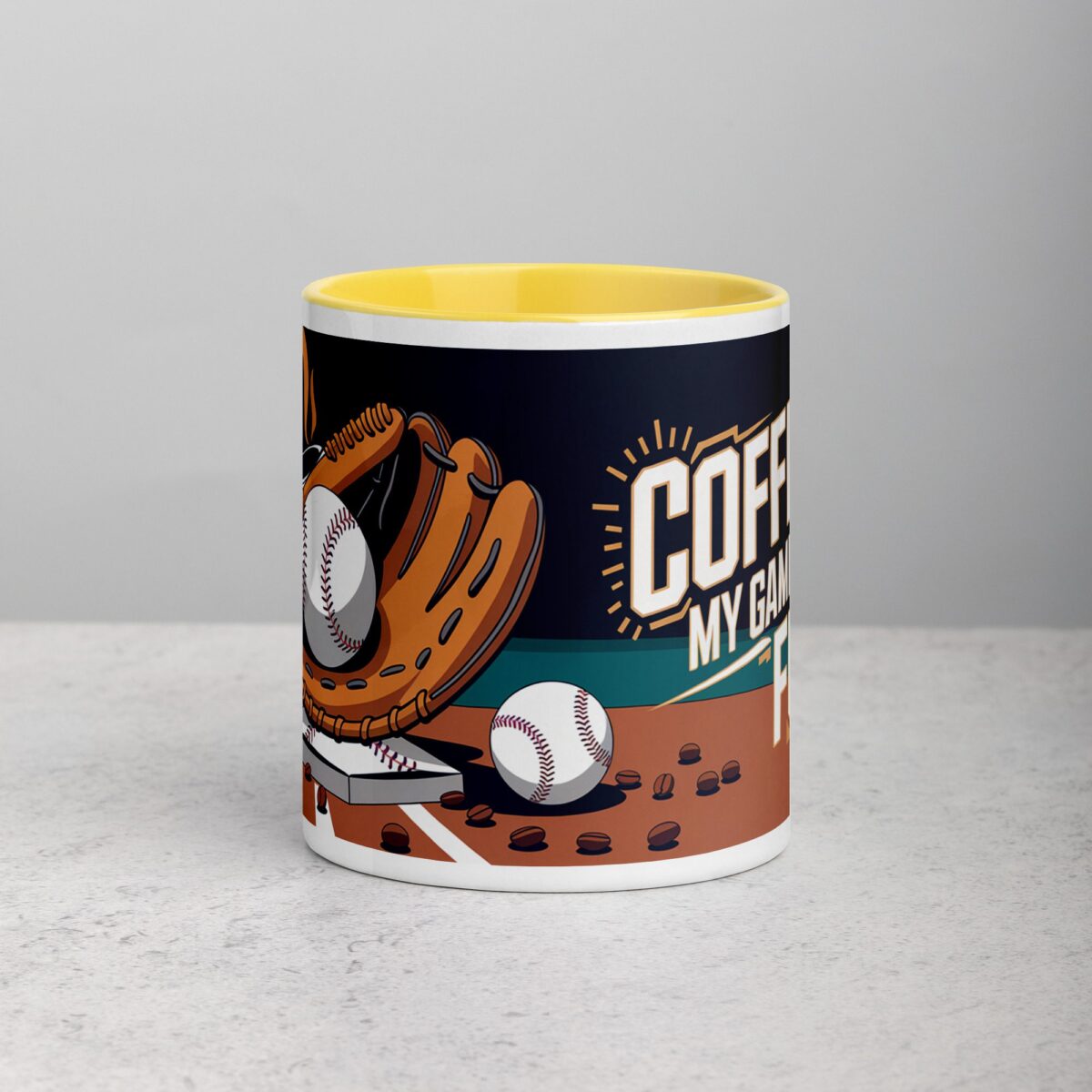 Coffee: My Game Day Fuel Baseball Mug - Image 19