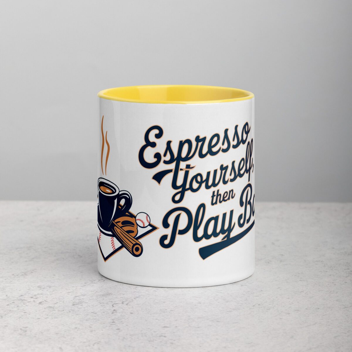 Espresso Yourself, Then Play Ball Coffee Mug & Tea Cup - Image 19