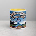 Swing for the Fences, But First Coffee Baseball Mug - Image 19