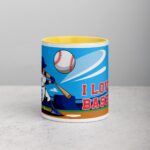 I Love Baseball Fun Coffee Mug & Tea Cup - Image 19