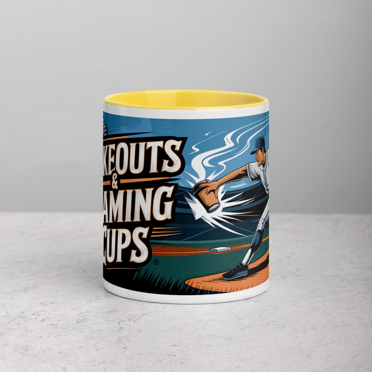 Strikeouts & Steaming Cups Coffee Mug & Tea Cup - Image 19