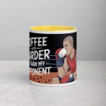 Coffee Hits Harder Than My Opponent Boxing Mug - Image 19