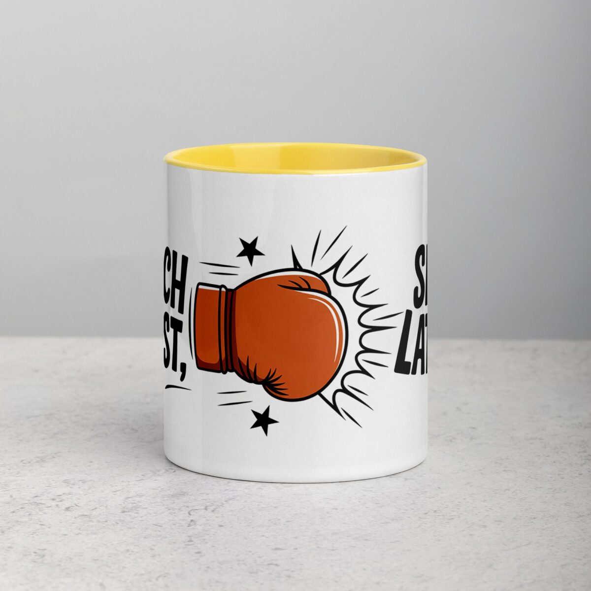 Punch First, Sip Later Boxing Coffee Mug & Tea Cup - Image 19