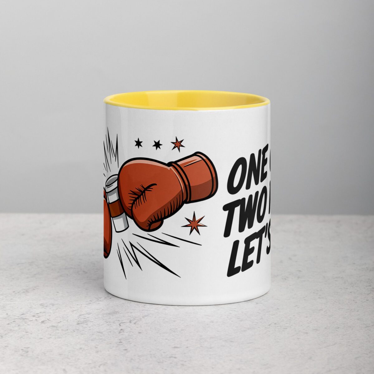 One Cup, Two Fists, Let’s Go! Boxing Coffee Mug - Image 19