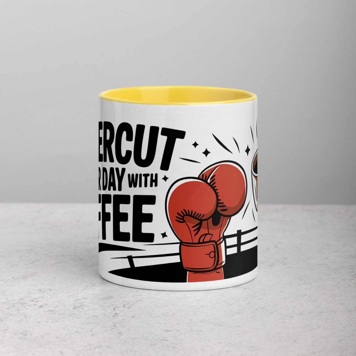 Uppercut Your Day with Coffee Boxing Mug - Image 19