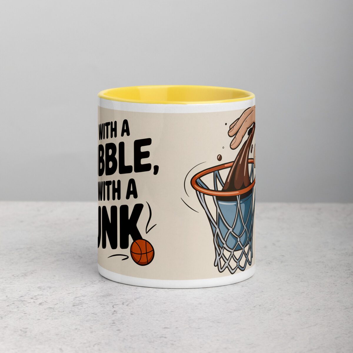 Start with a Dribble, End with a Dunk Basketball Mug - Image 19