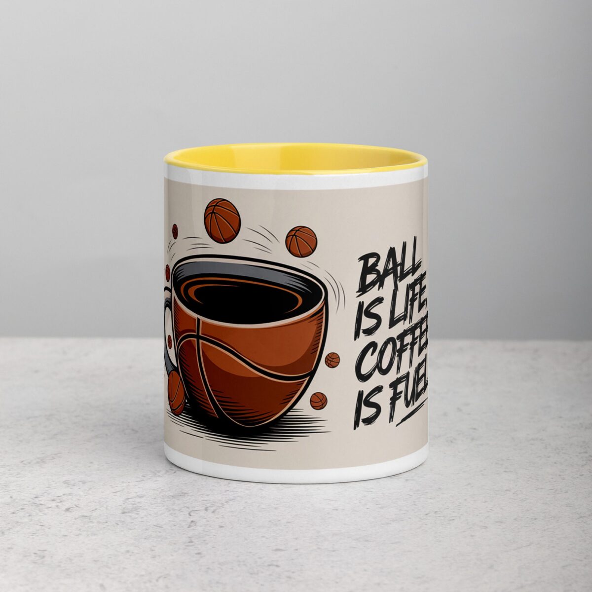 Ball is Life, Coffee is Fuel Basketball Mug - Image 19