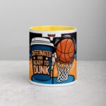 Caffeinated and Ready to Dunk Basketball Mug - Image 19