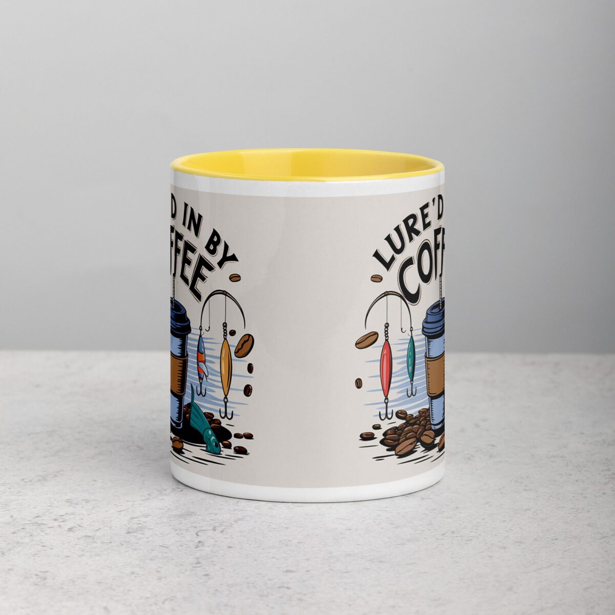 Lure’d in by Coffee Fishing Mug - Image 19