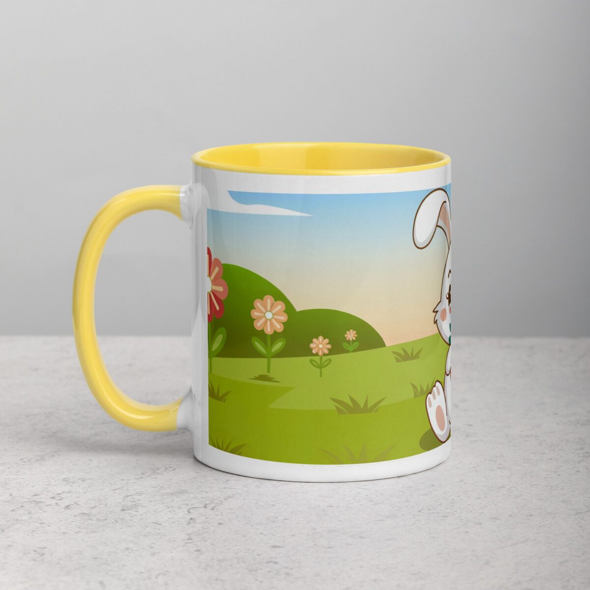 Bunny Rabbit Eating Carrot Coffee Mug & Tea Cup - Image 20