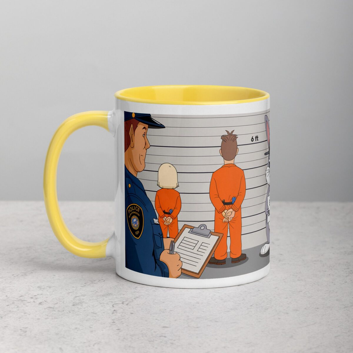 Bad Bunny Police Line  Coffee Mug & Tea Cup - Image 20
