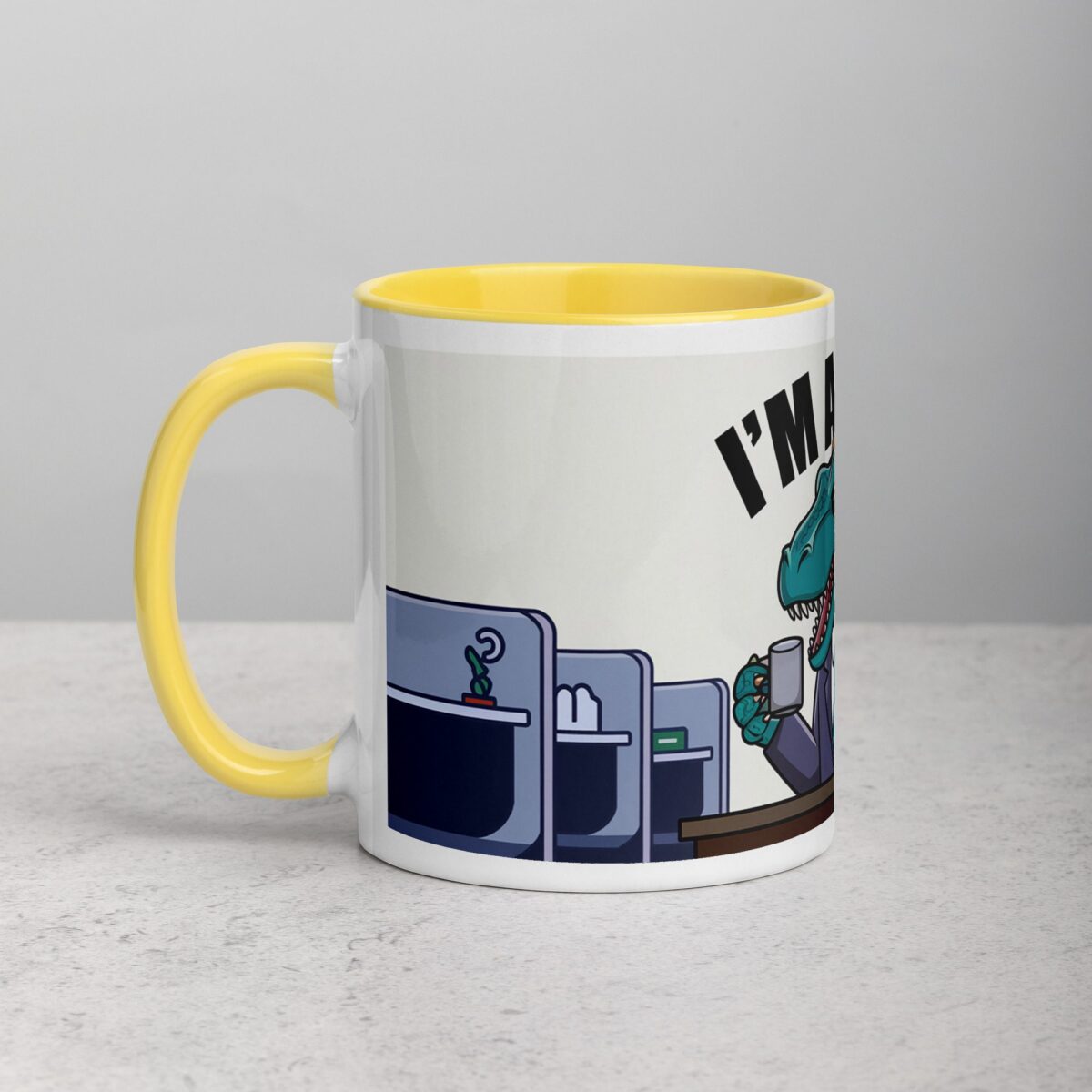 I'm a Boss Dinosaur Coffee Mug & Tea Cup - Image 20