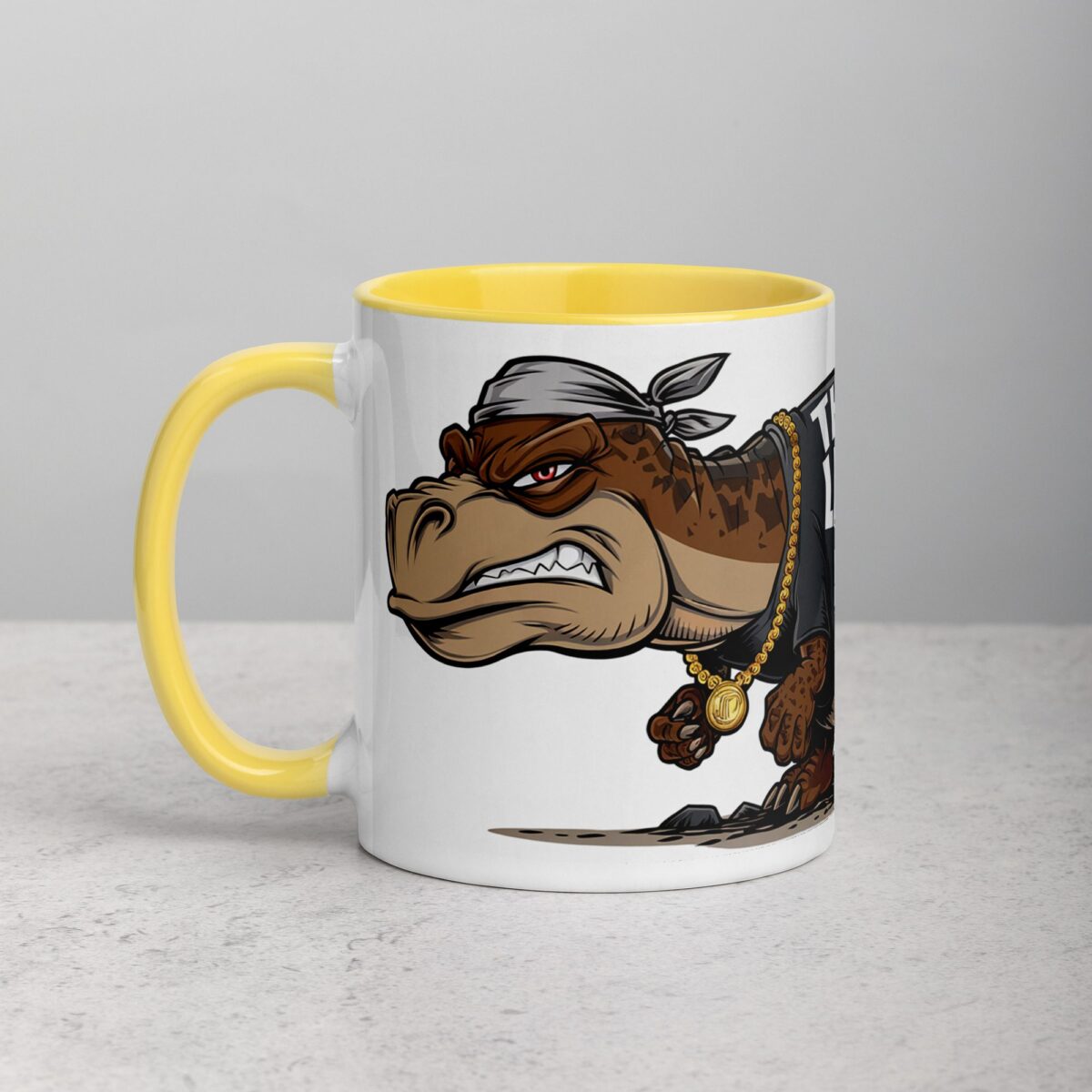Thug Life Gangster Dinosaur Coffee Mug & Tea Cup - Image 20