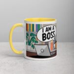 Cat I am a Boss Coffee Mug & Tea Cup - Image 20