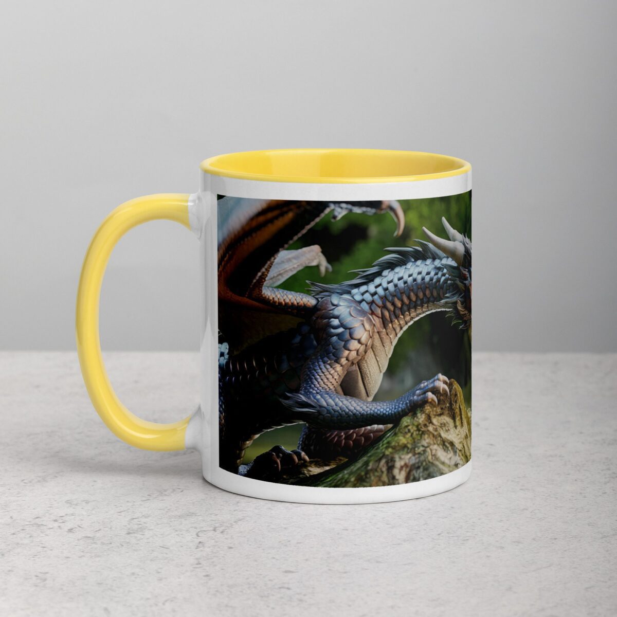 Dragon Spitting Fire 3D Coffee Mug & Tea Cup - Image 20