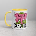 Elephant Middle Finger Coffee Mug & Tea Cup - Image 20