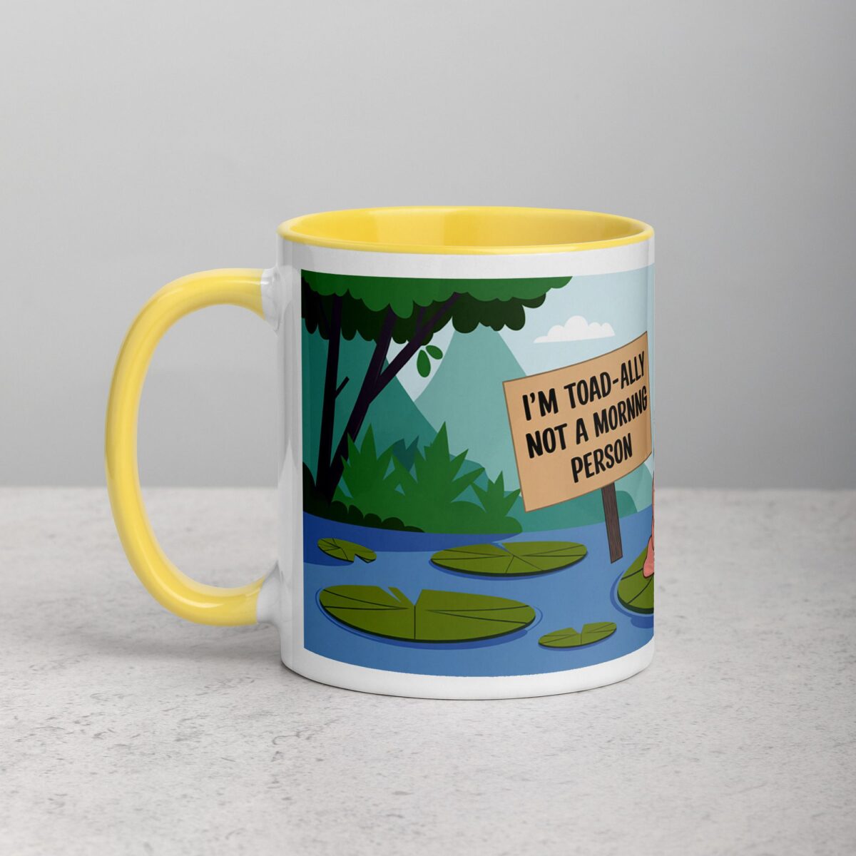 I’m Toad-ally Not a Morning Person Coffee Mug & Tea Cup - Image 20
