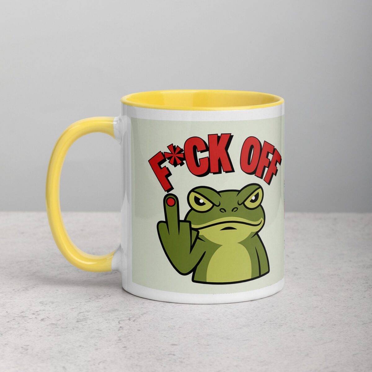 Middle Finger Frog Coffee Mug & Tea Cup - Image 20