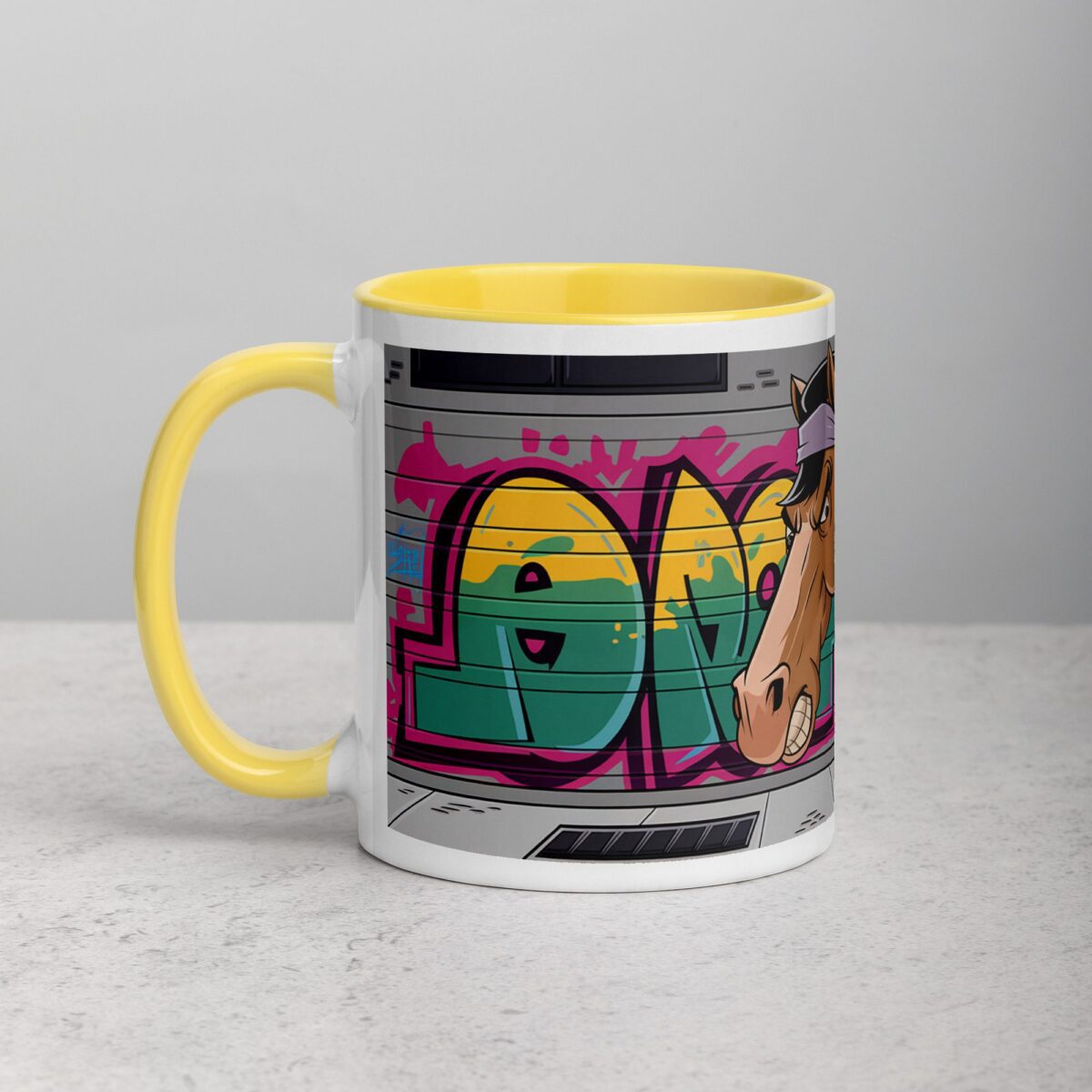 Thug Life Gangster Horse Coffee Mug & Tea Cup - Image 20
