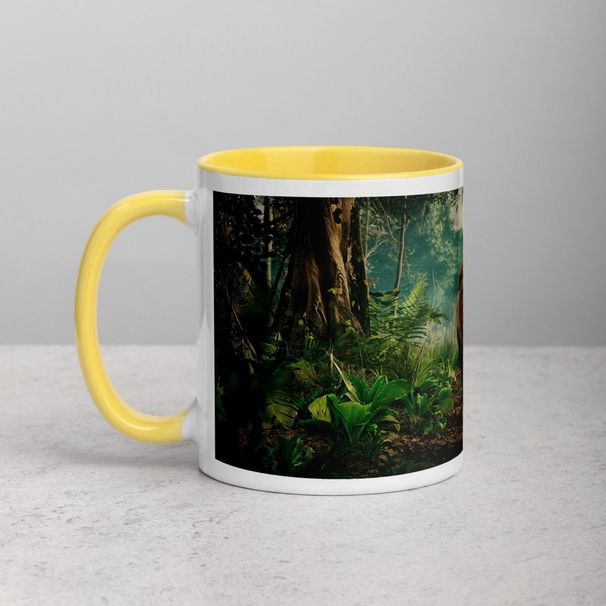 Majestic Lion Walking Through Jungle Mug - Image 20