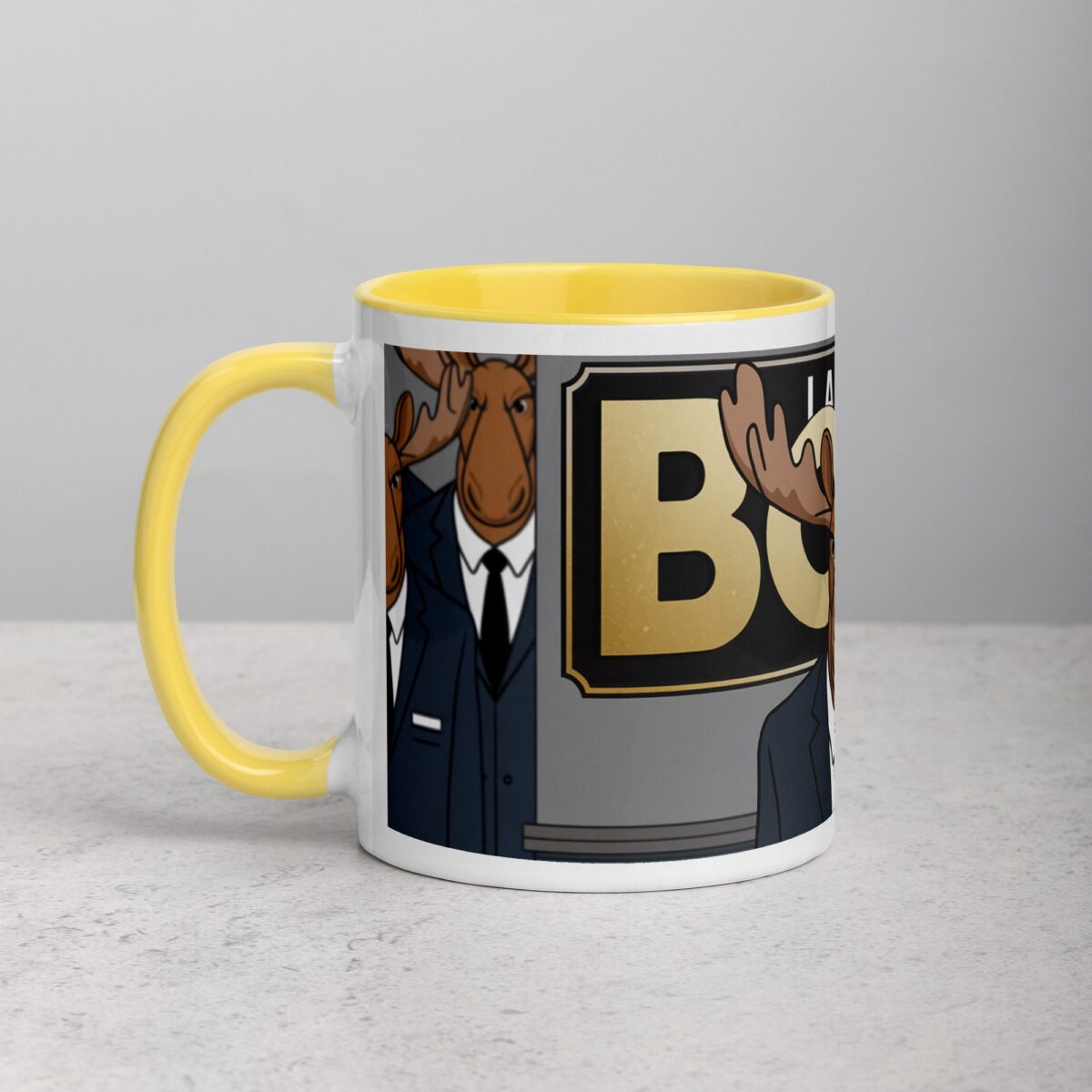 I am a Boss Moose Coffee Mug & Tea Cup - Image 20