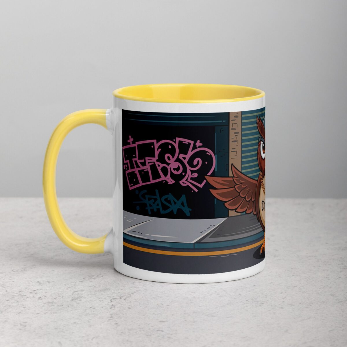 Thug Life Gangster Owl Coffee Mug & Tea Cup - Image 20