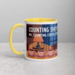 Counting Sheep? No, Counting Coffee Cups Mug - Image 20