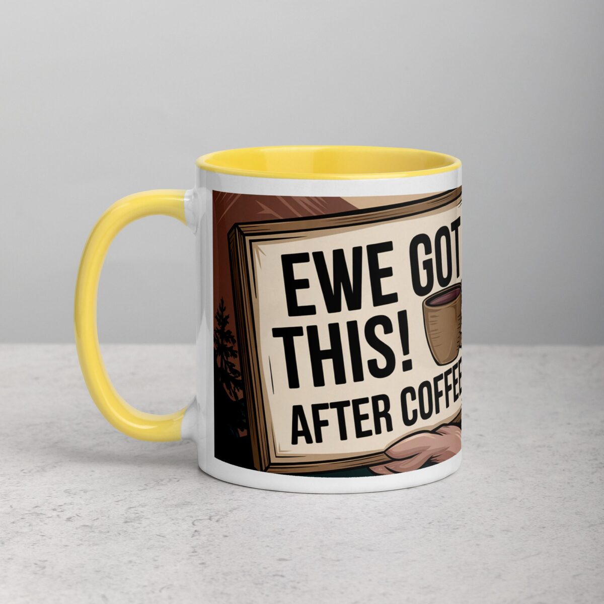 Ewe Got This! After Coffee Sheep Mug - Image 20